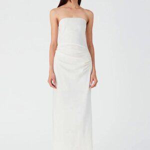 Misha Celosia Satin Maxi Dress
